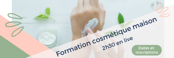 Bandeau email formation cosmetique